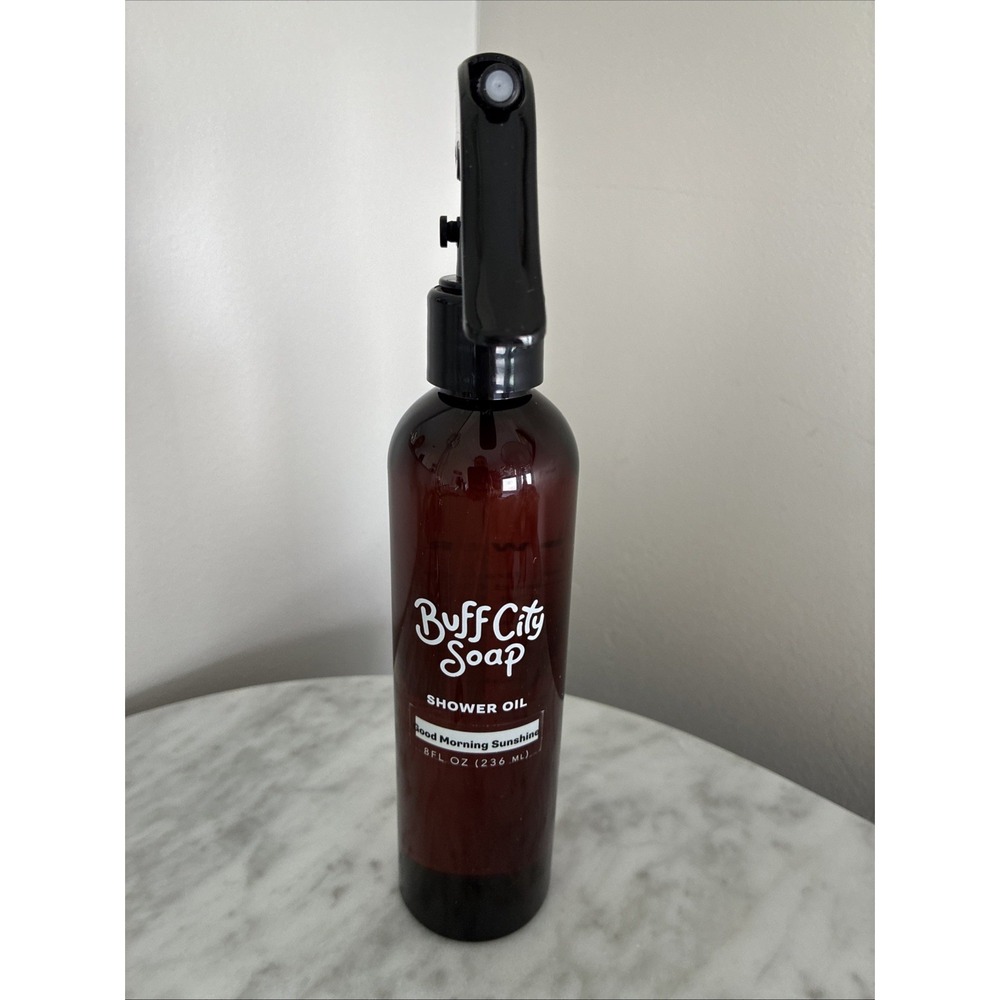 Buff City Soap Shower Oil Good Morning Sunshine. 8 oz. New